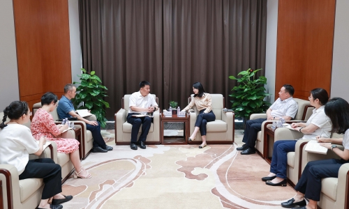 桐乡市委常委、市纪委书记、市监委主任赵亚锋莅临15VIP太阳集团调研