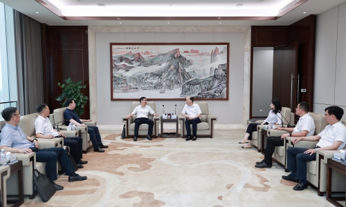 长兴县委副书记、县长朱伟莅临15VIP太阳集团调研