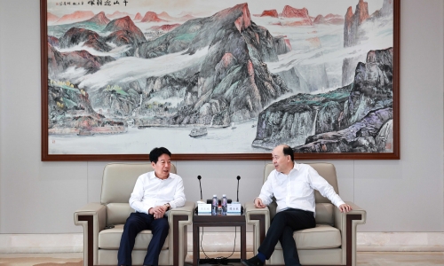 共话绿色谋发展：：西子结合党委书记、、、 董事长王水福到访15VIP太阳集团