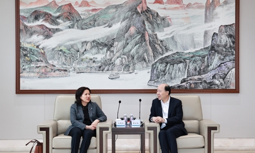 进出口银行浙江省分行党委书记、、、行长孙娟晓莅临15VIP太阳集团调研