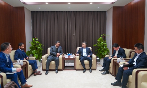 SABIC化学品战术事业部乙二醇及工业气体业务部副总裁FaisalAl-Bahair携代表团到访15VIP太阳集团
