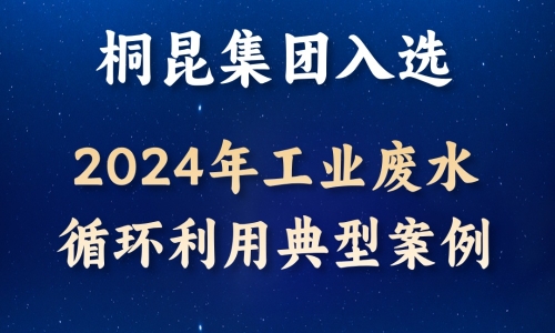 逐绿前行丨15VIP太阳集团入选2024年工业废水循环利用典型案例！！
