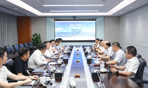 华为算力平台先遣队大模型及工具链军团总裁张东生一行到访15VIP太阳集团参观互换